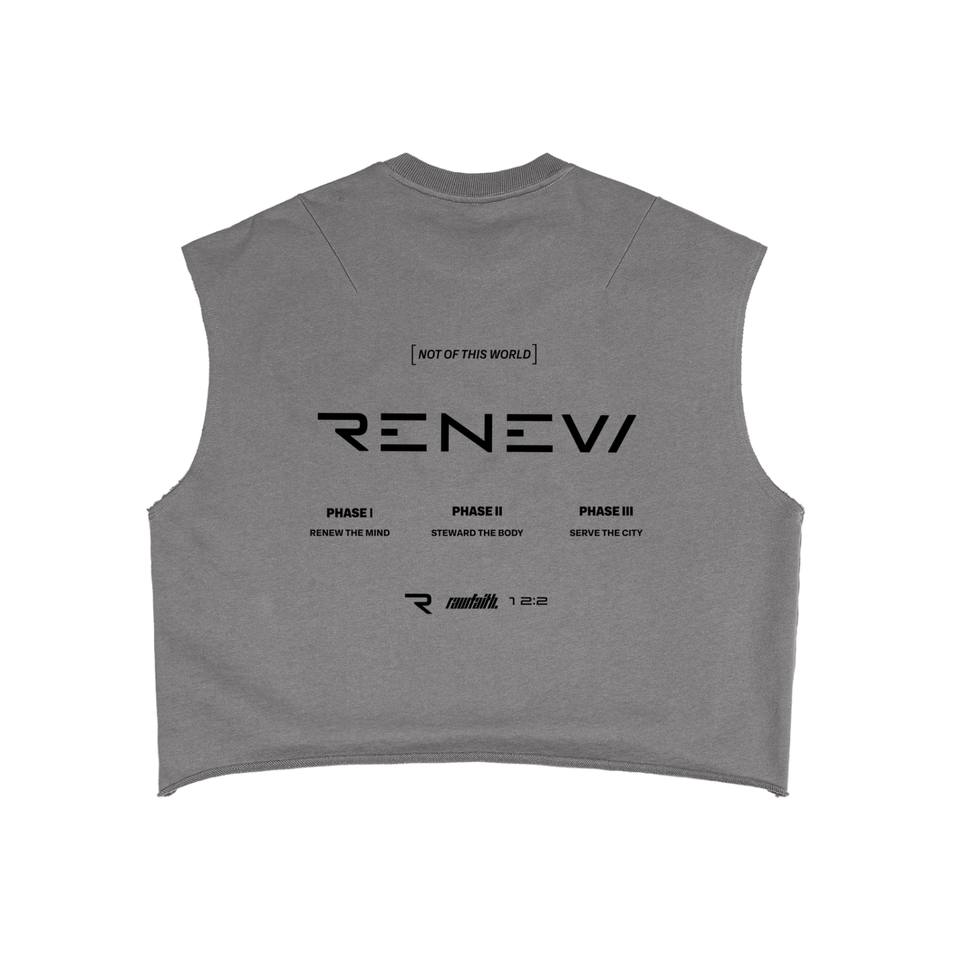 12:2 Boxy Tank - Gray