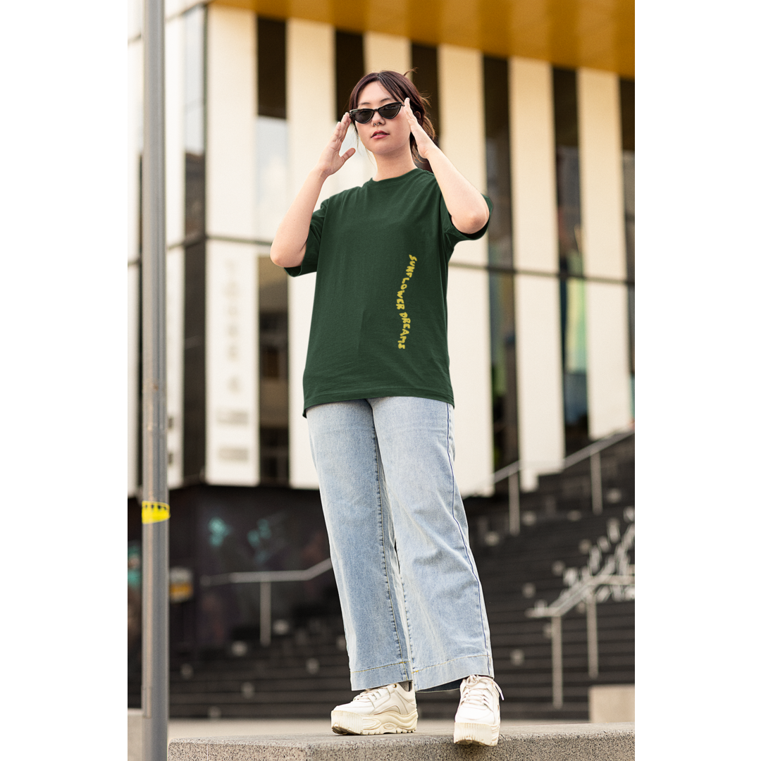 Oversized Sunflower Healing T-Shirt