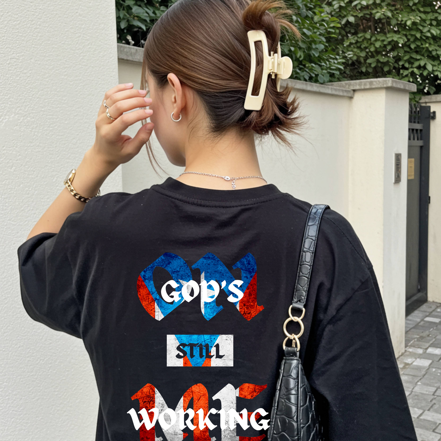 Boricua God's Still Working On Me T-Shirt - Raw Faith Shop