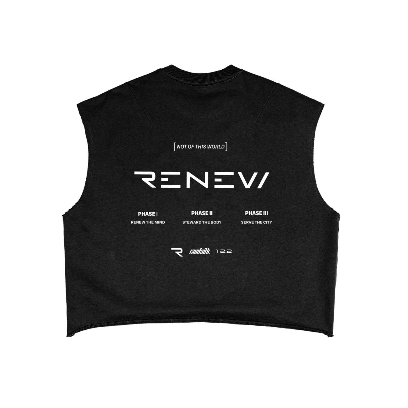 12:2 Boxy Tank - Black