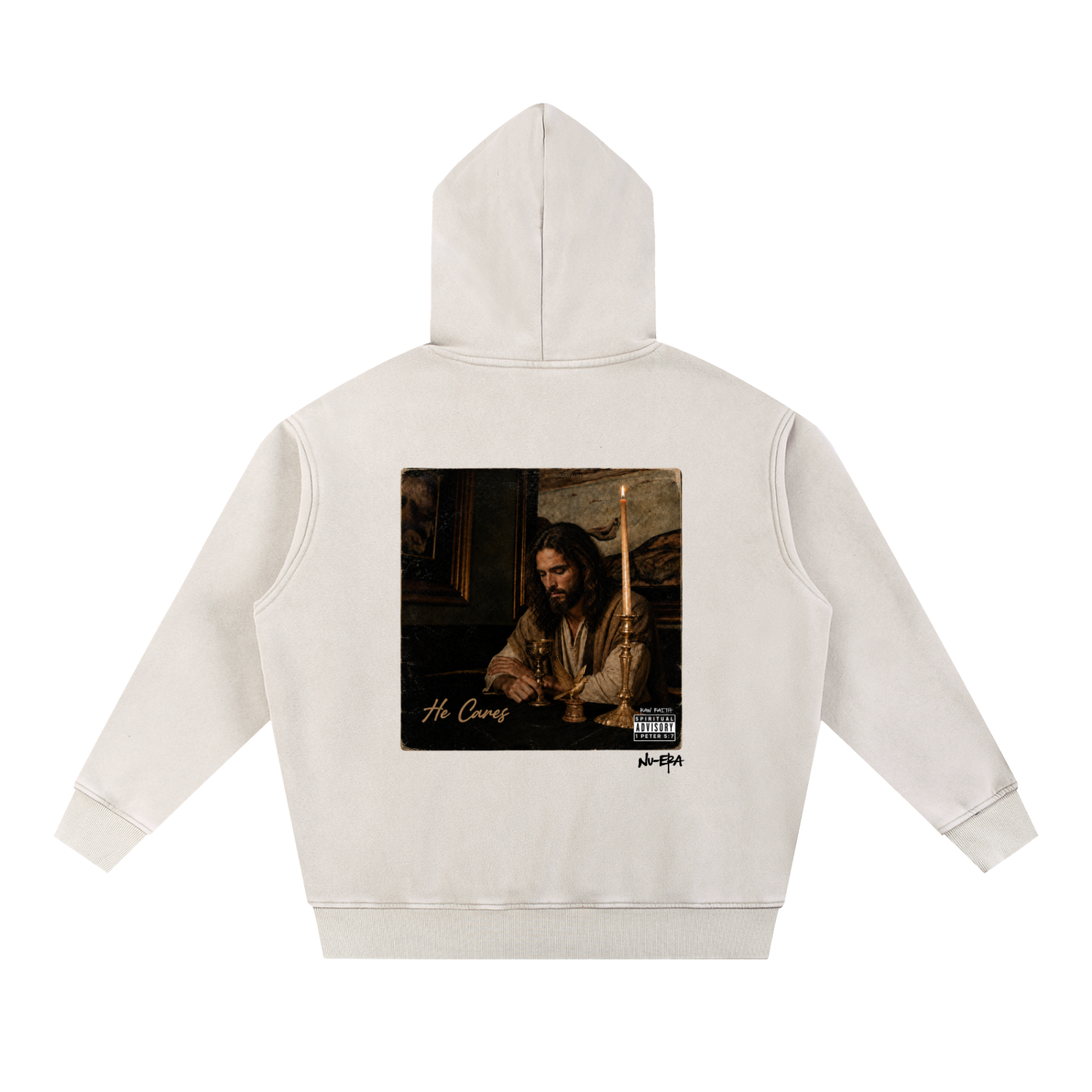 He Cares Vintage Hoodie