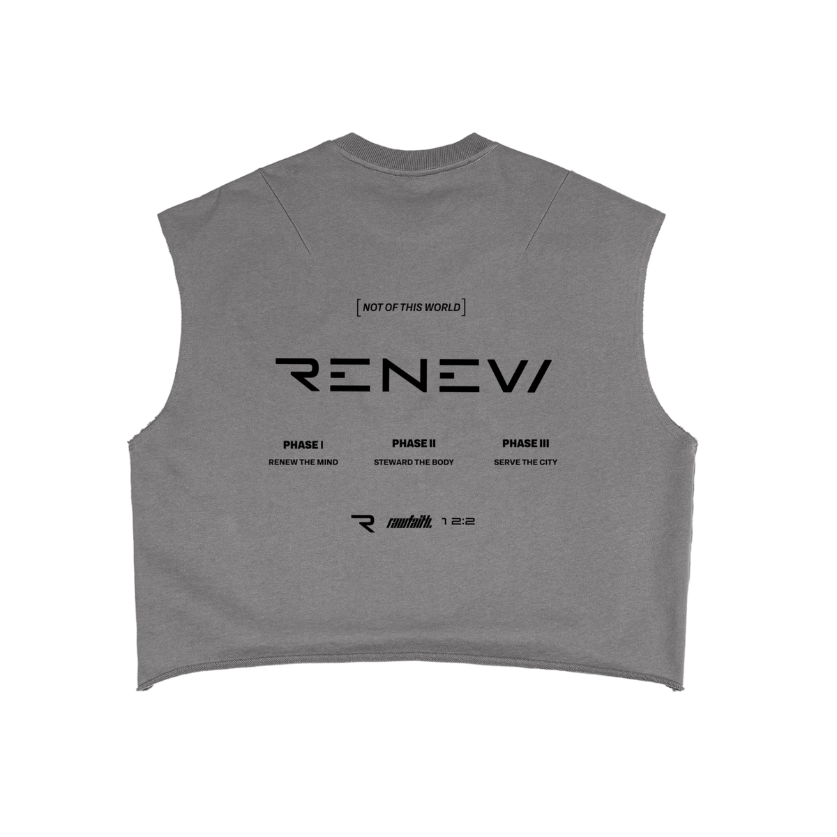 12:2 Boxy Tank - Gray