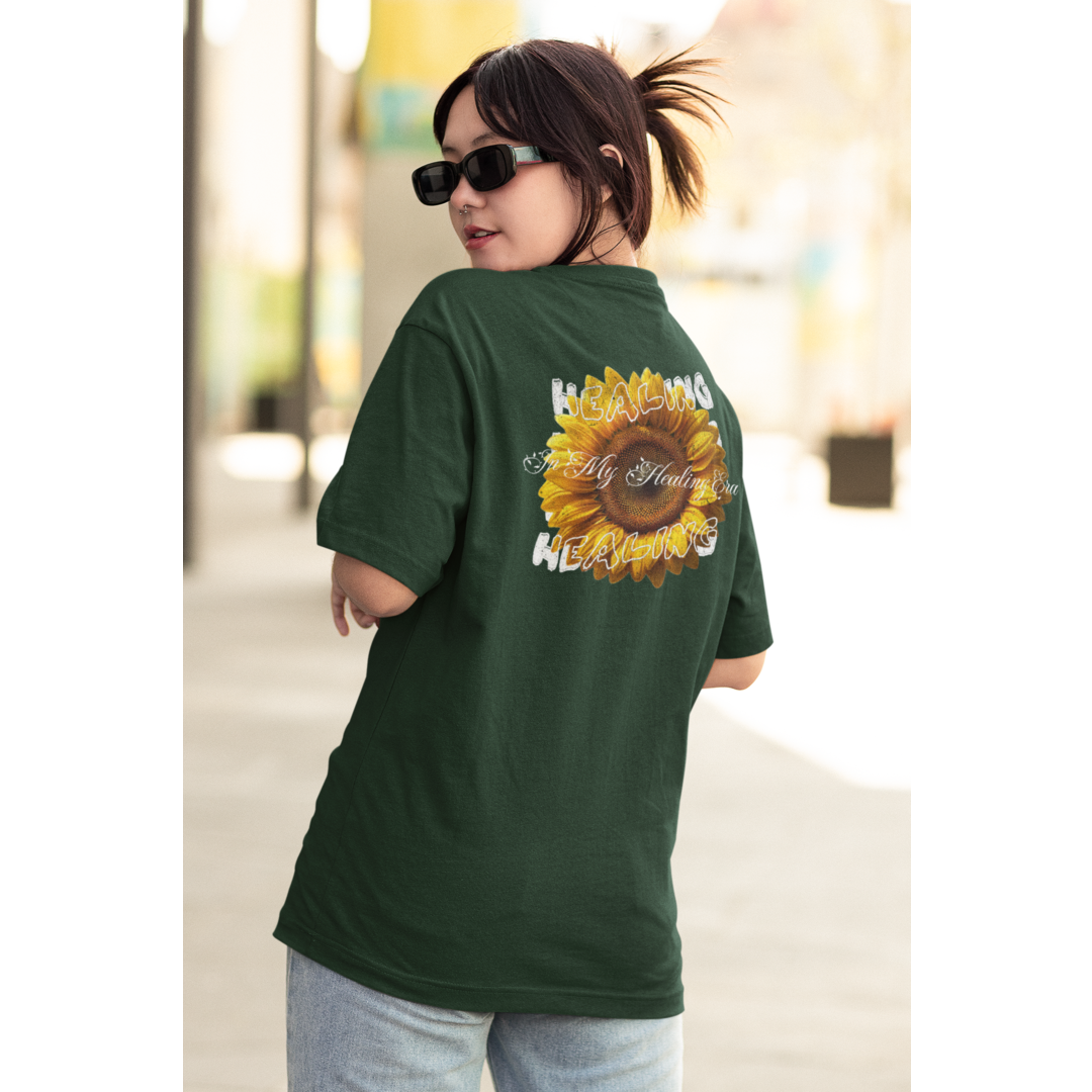 Oversized Sunflower Healing T-Shirt
