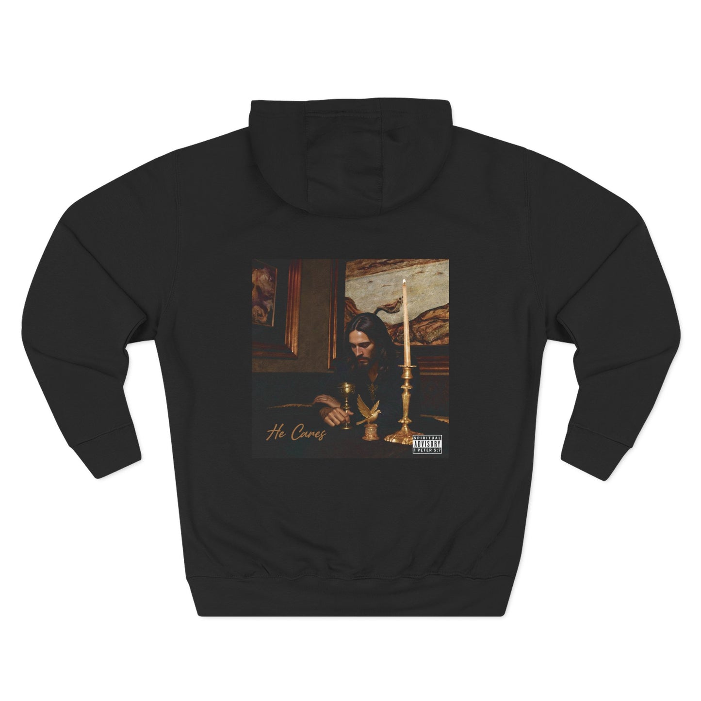 He Cares Hoodie - Raw Faith Shop