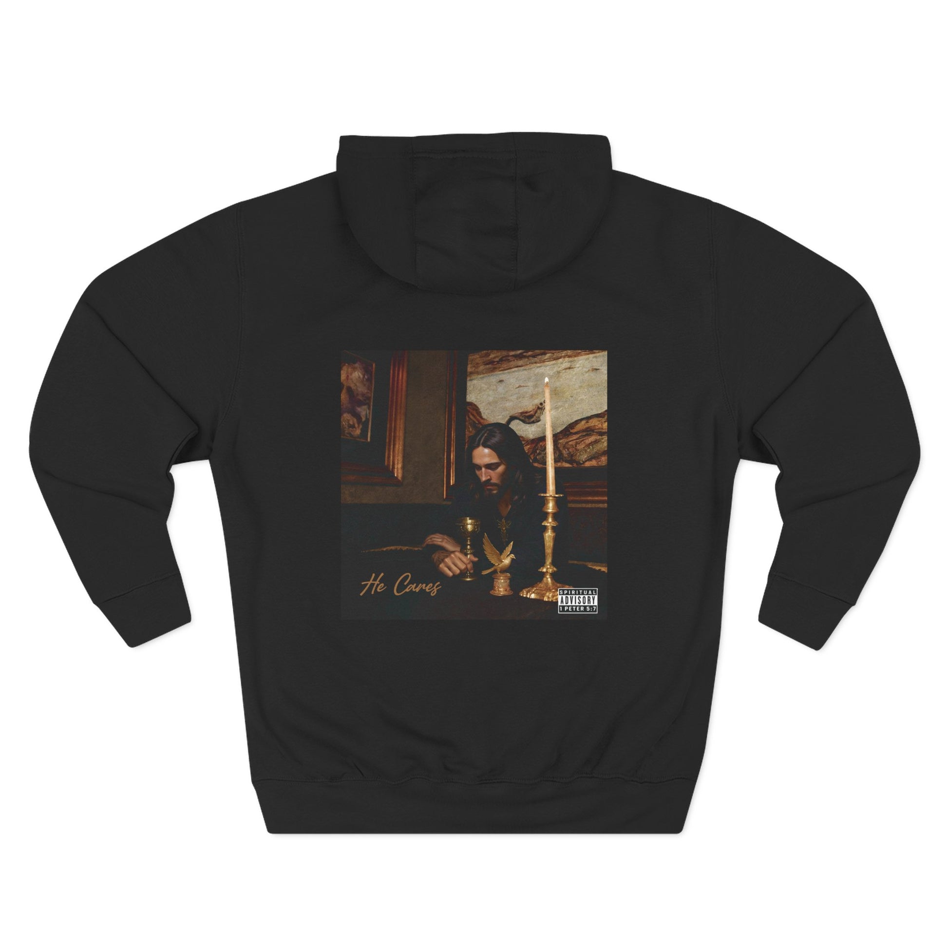 He Cares Hoodie - Raw Faith Shop