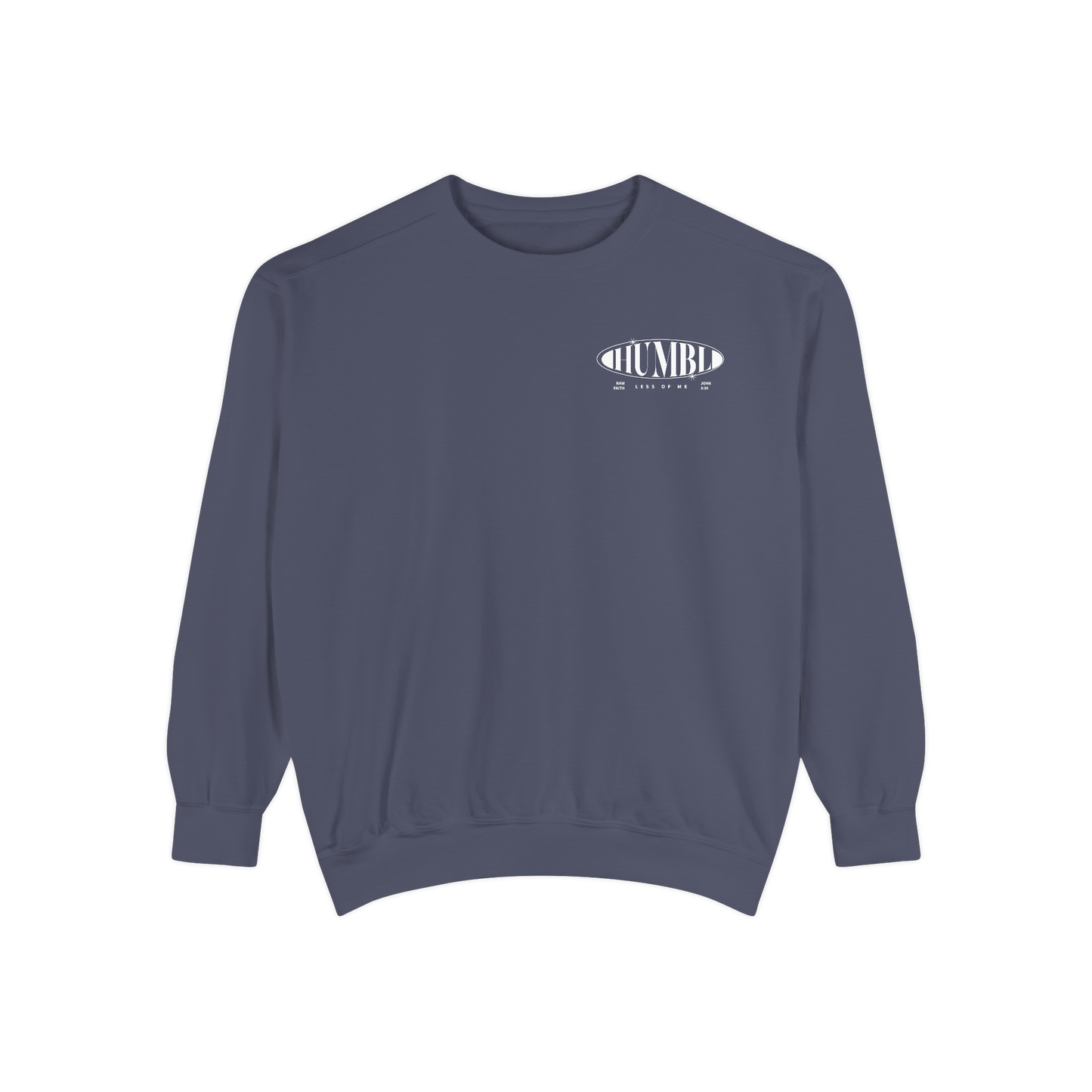 (NEW) Humbl Crewneck (Denim Washed) - Raw Faith Shop