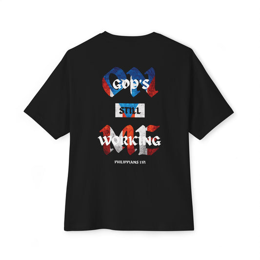 God's Still Working On Me T-Shirt (Boricua Edition) - Raw Faith Shop