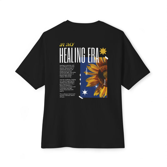 Oversized Sunflower Healing T-Shirt - Raw Faith Shop